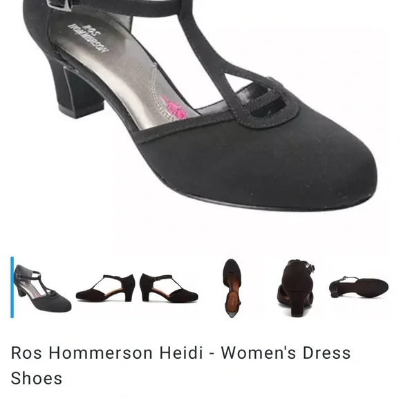 Ros Hommerson Black and Silver Heels - Picture 8 of 8